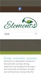 Mobile Screenshot of elementsdining.com